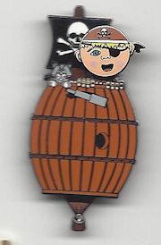 Pete the Pirate in a Barrel